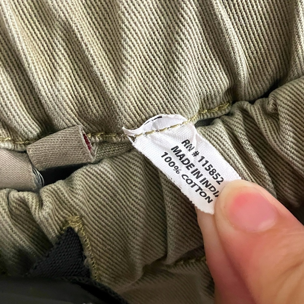 Gramicci Men's Large Olive Green Chinos - - Picture 6 of 9
